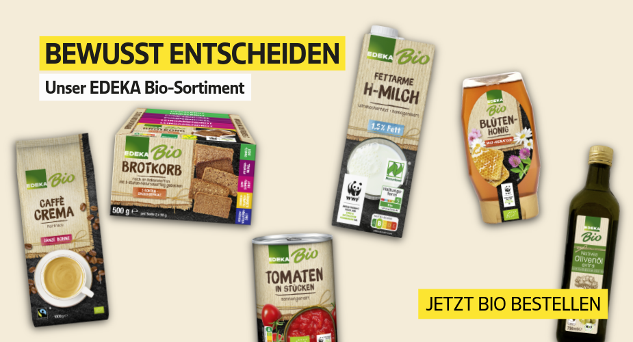 Unser EDEKA Bio Sortiment